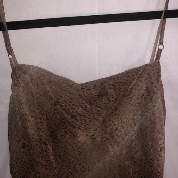 BLUE BLUSH- Sheer Leopard Blush Dress - Picture 3 of 6